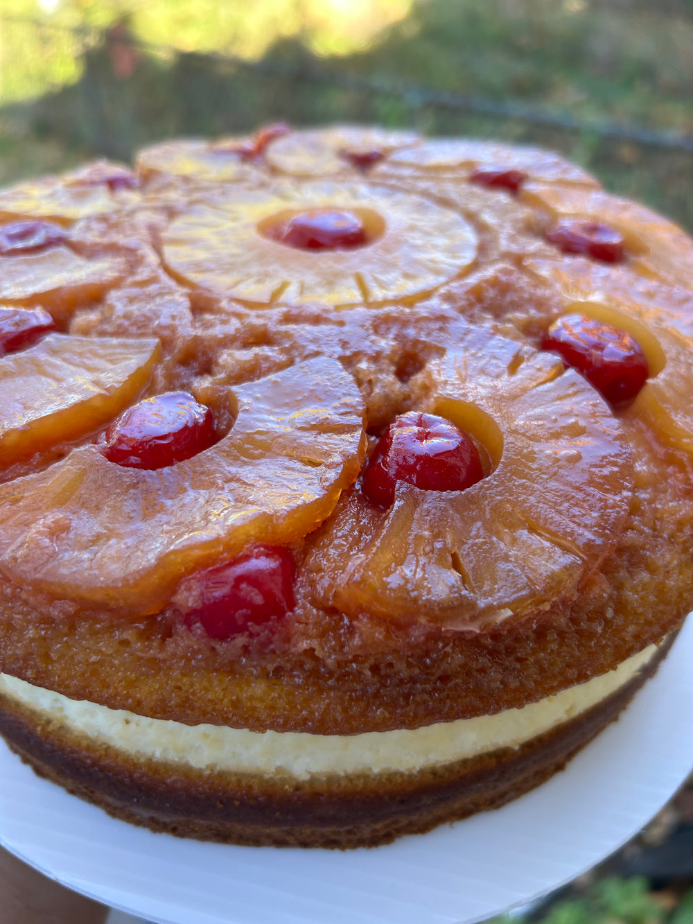 Pineapple Upside Down Cheesecake