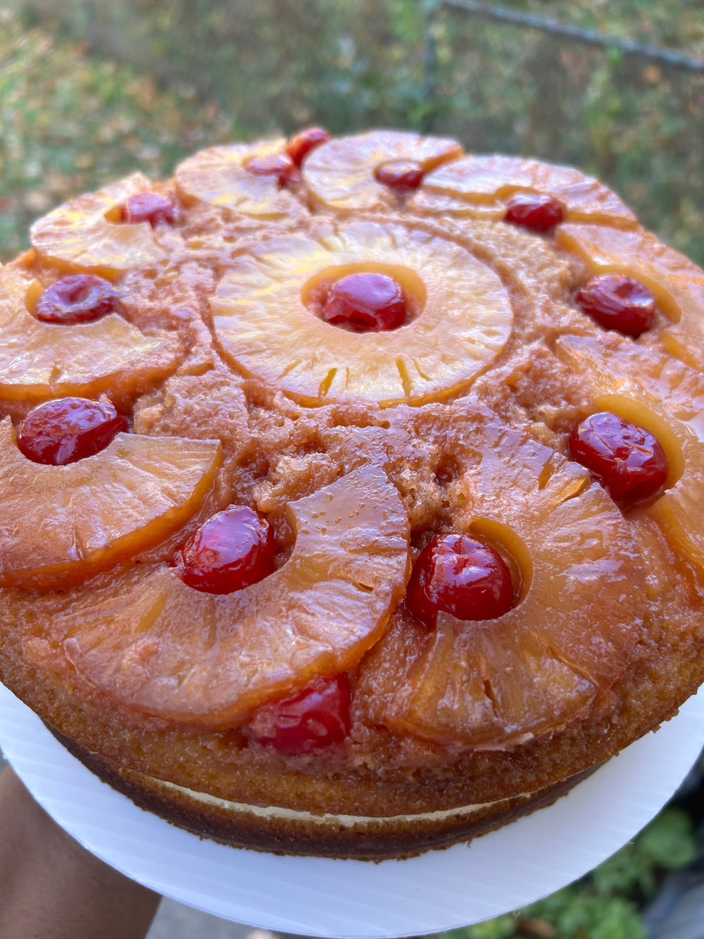 Pineapple Upside Down Cheesecake